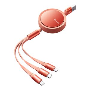Cable USB Mcdodo CA-7252 3in1 retractable 1