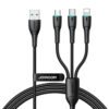 3in1 USB Cable Joyroom Starry Series USB-A to + Lightning + Type-C + Micro